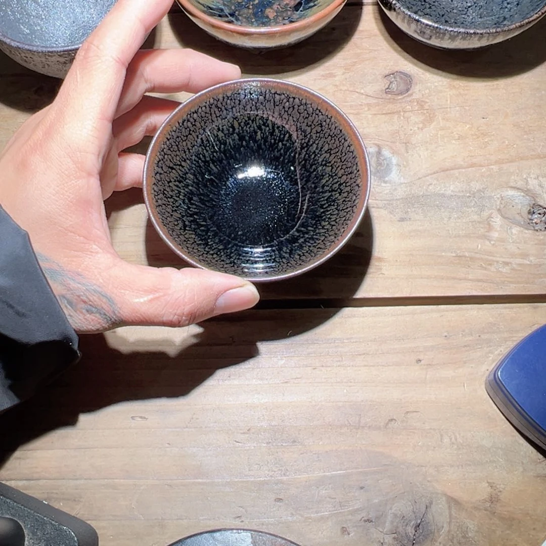 茶盏老木头柴烧建盏精选18