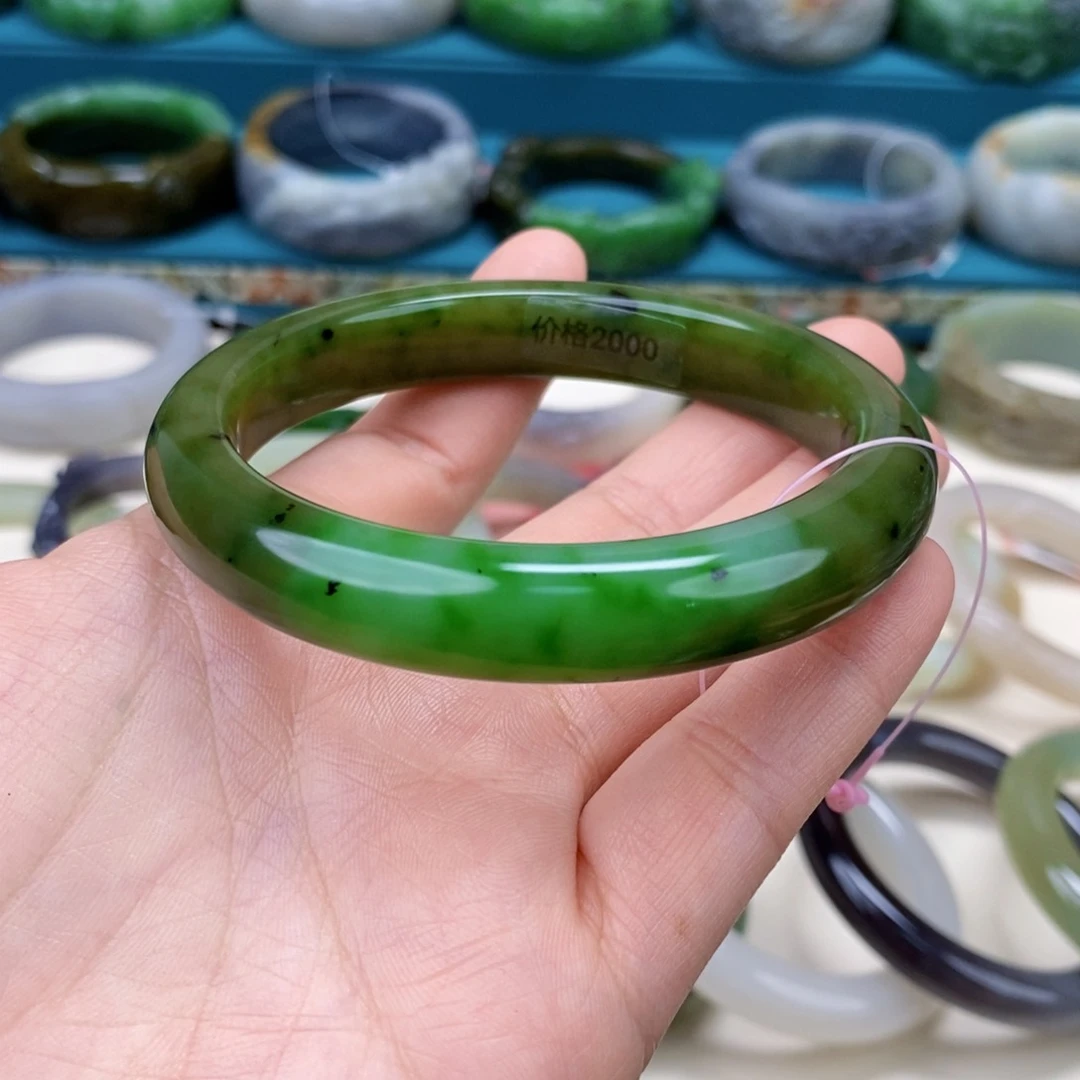 和田玉手镯62.5未镶嵌