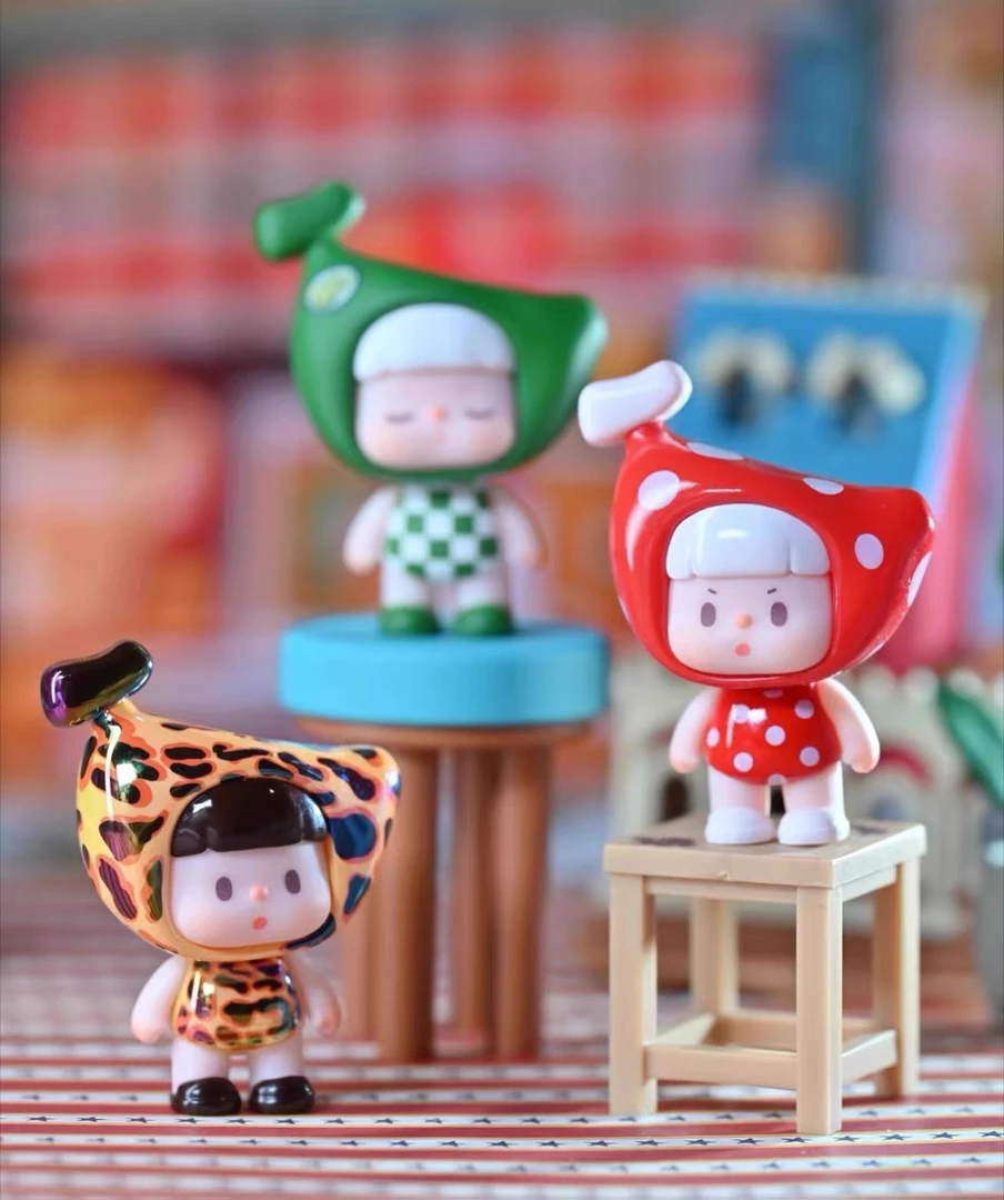 【拆盒】不二如此多蕉系列萌粒潮玩盲盒摆件手办隐藏