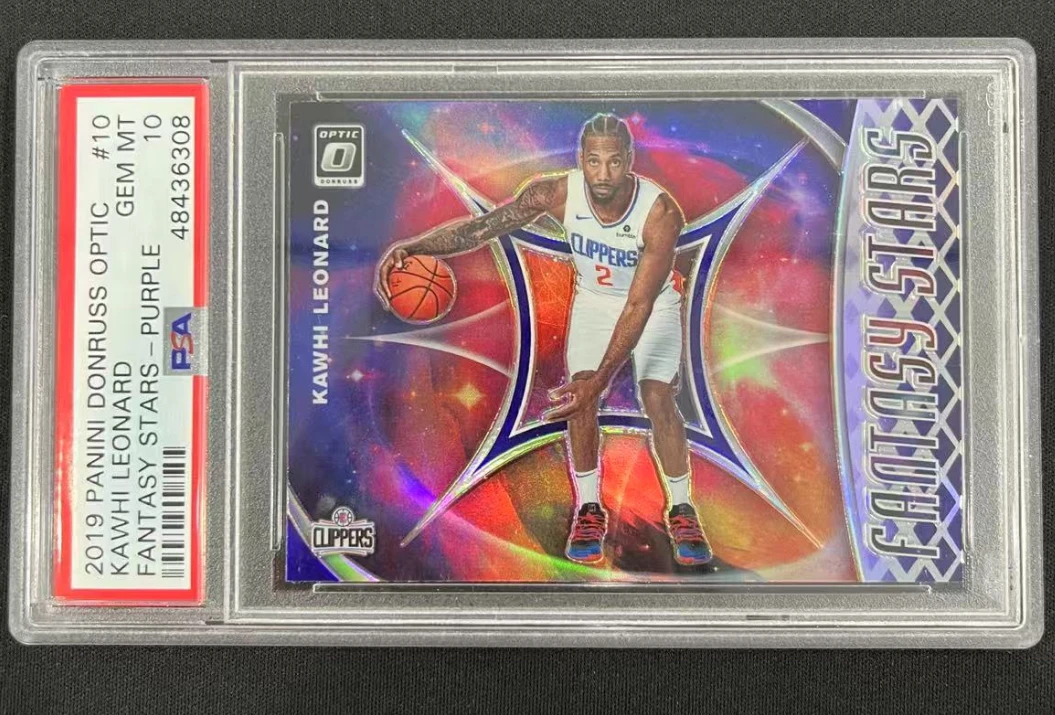 科怀伦纳德 Fantasy Stars特卡折射 PSA10分评级 保真 正版球星卡