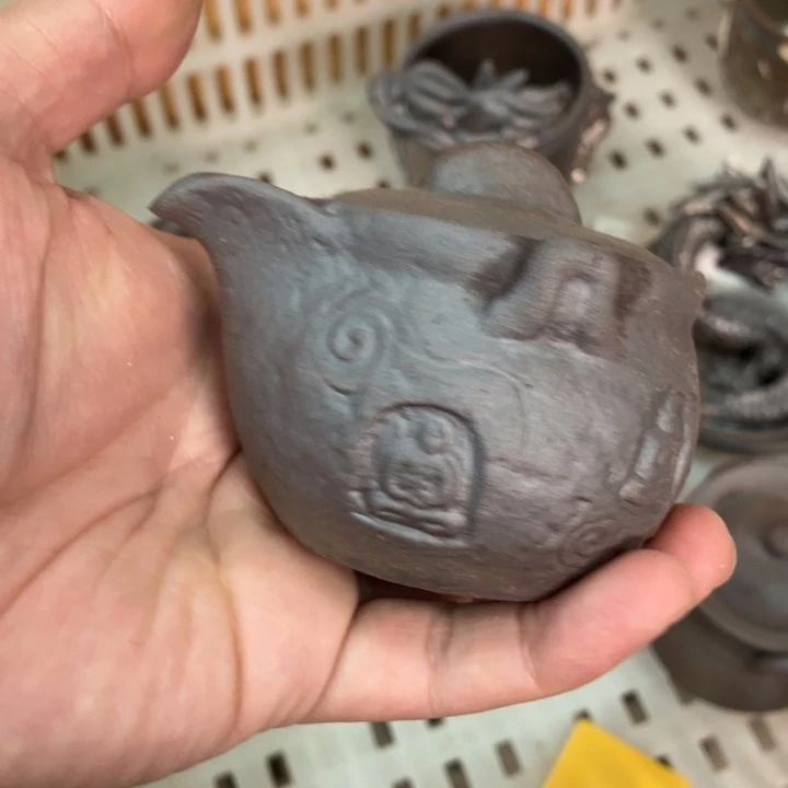 柴烧茶具宝瓶大放漏