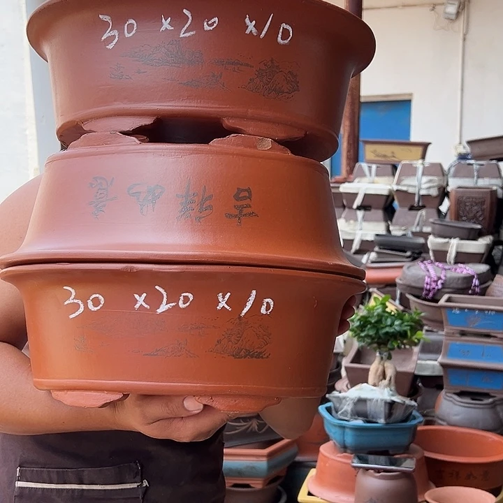 紫砂花盆紫砂花盆