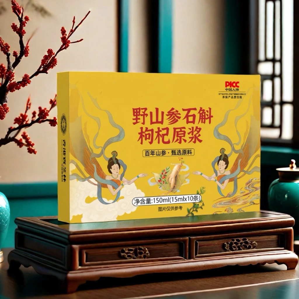 官方正品丨小礼盒野山参石斛枸杞原浆成人滋补佳品中老年人10