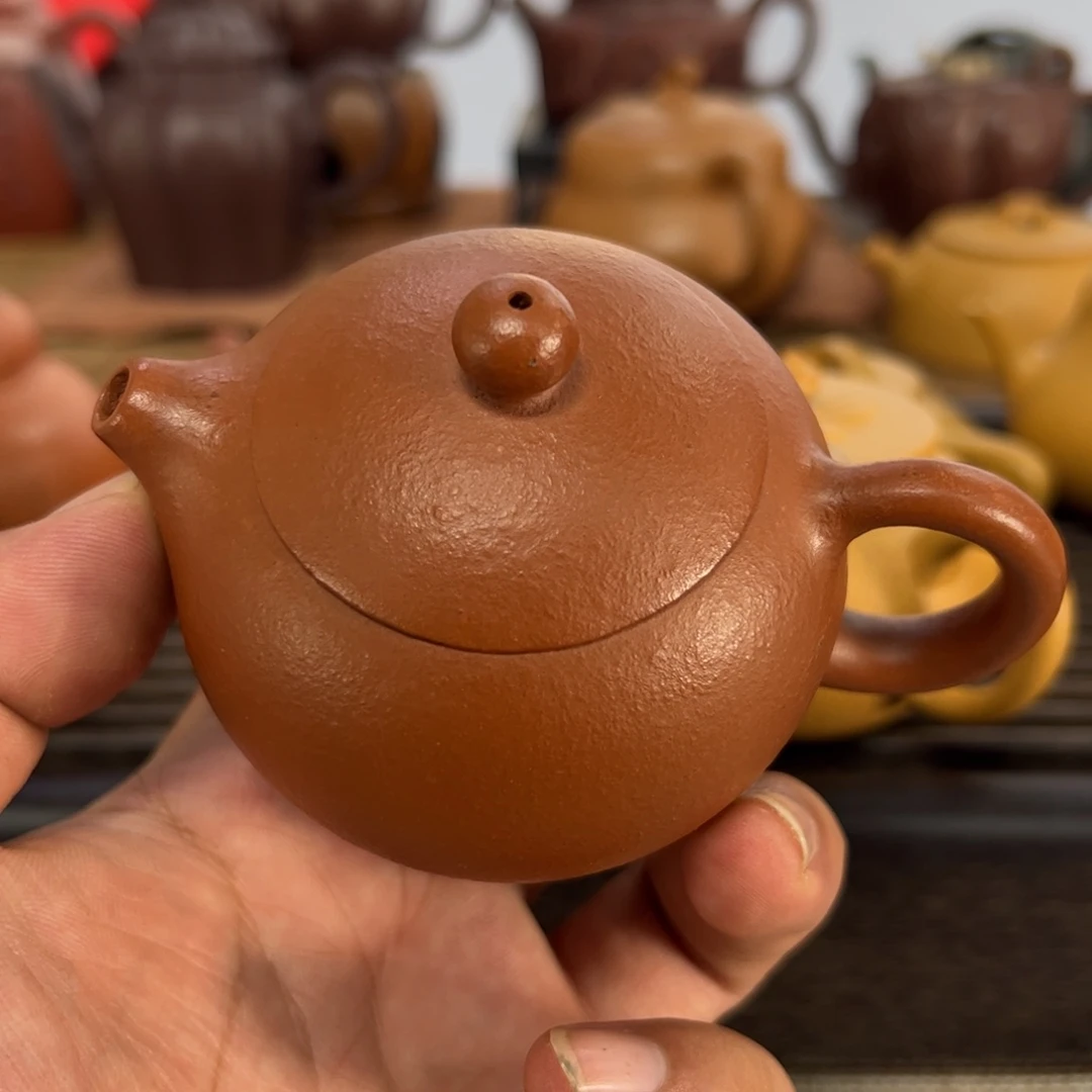 烬***J茶壶紫砂手工制作