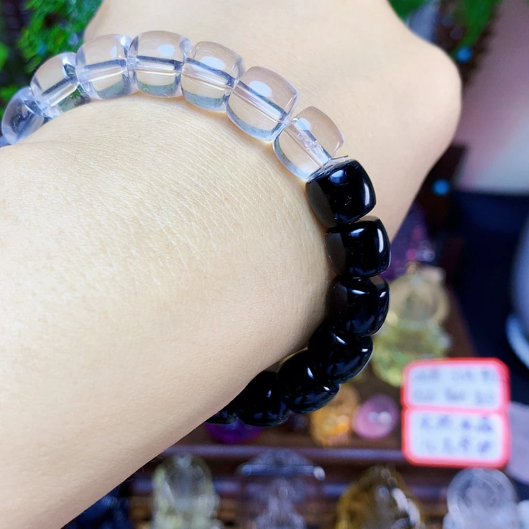水晶手链未镶嵌黑水晶