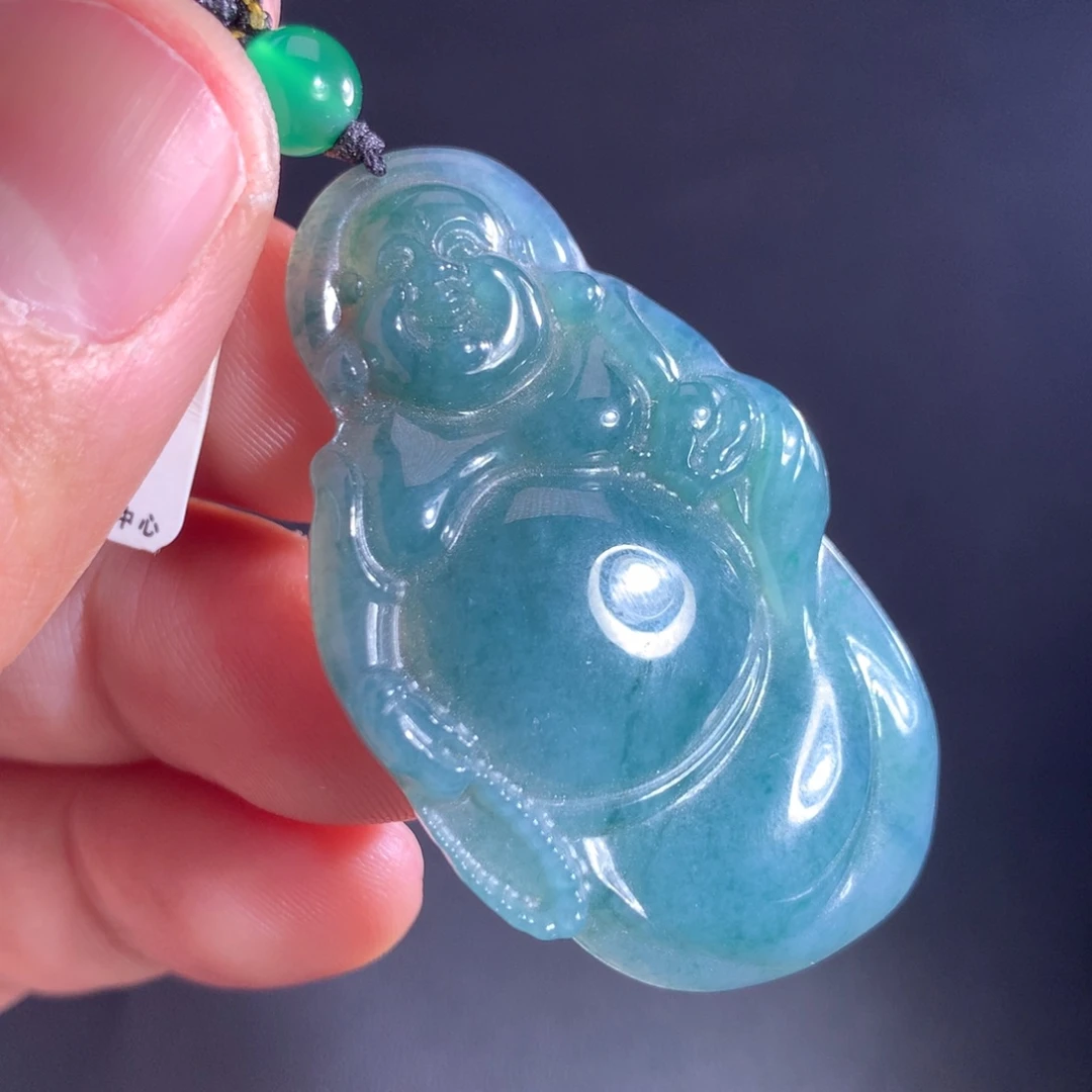 翡翠未镶嵌颈饰天然A货翡翠时尚气质女款吊坠挂坠