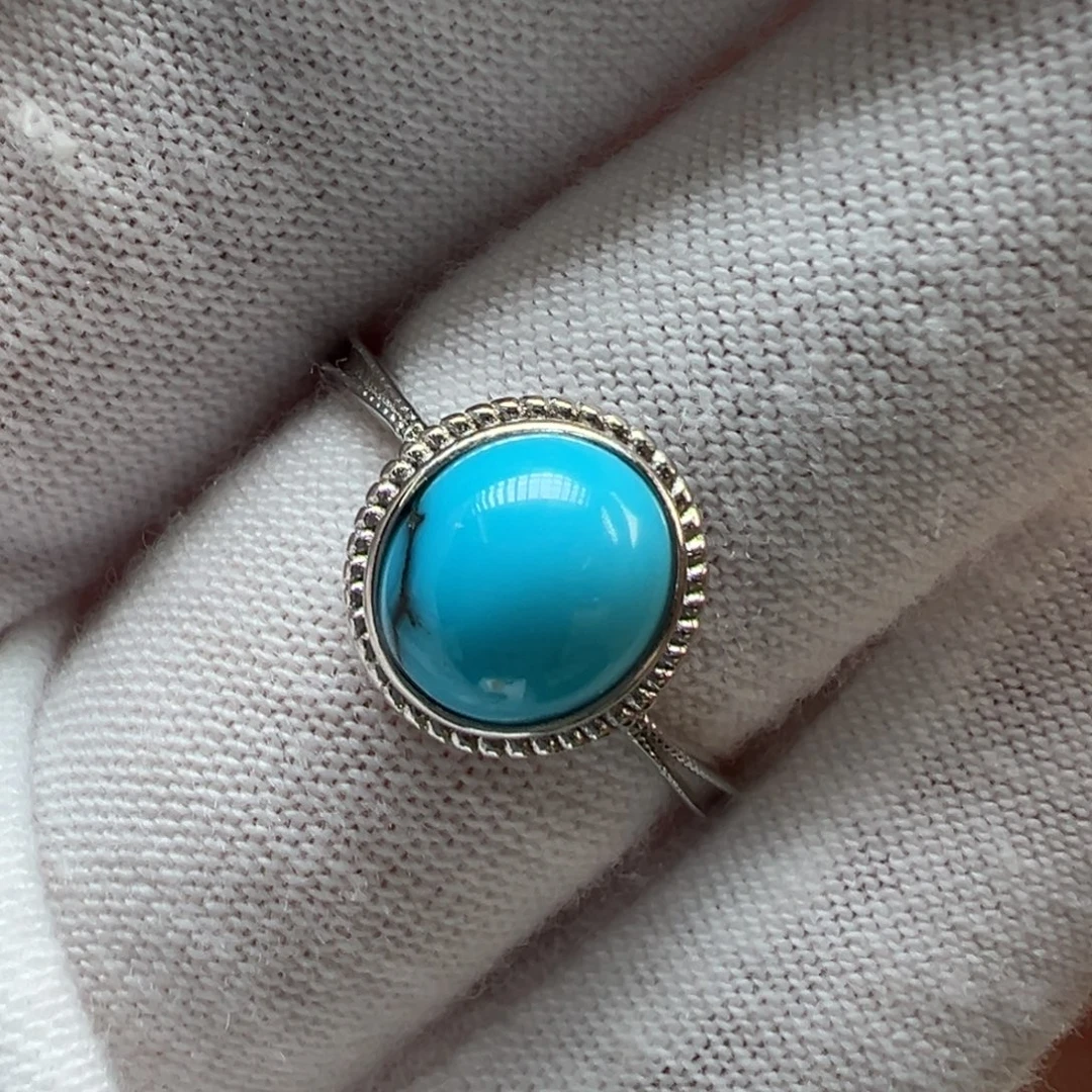 绿松石银S925镶嵌配饰