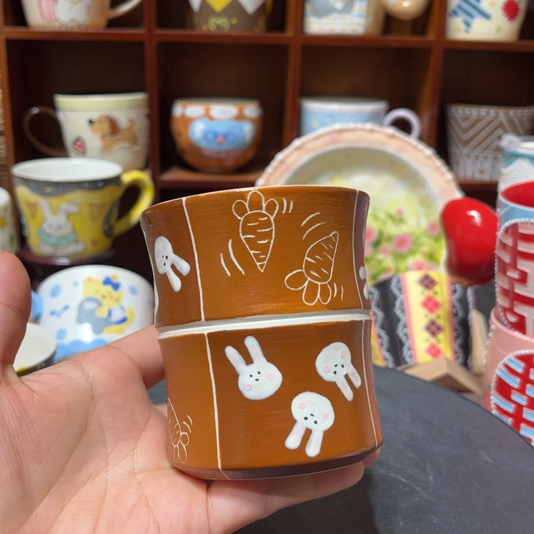 陶摆件景德镇陶瓷马克杯