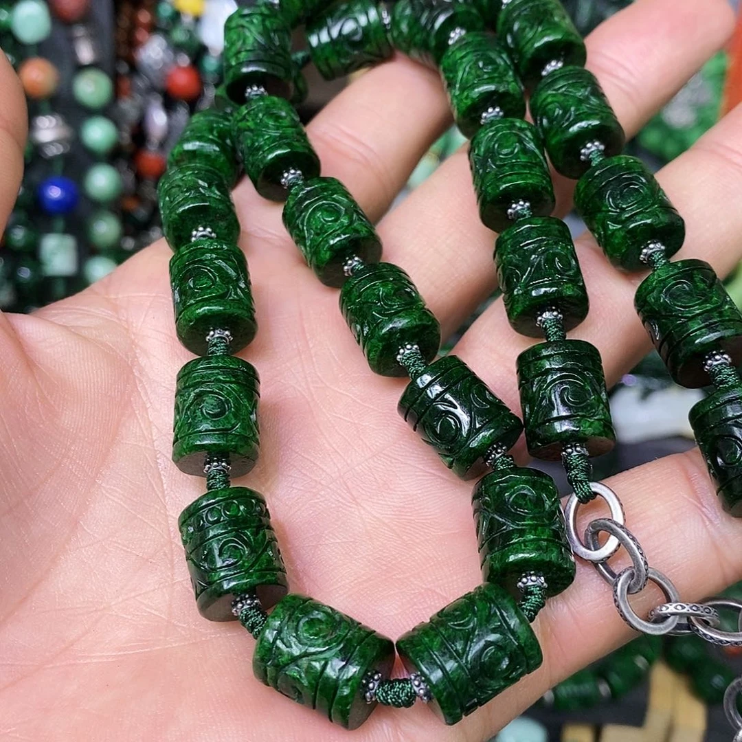 颈饰未镶嵌翡翠孟****料漂亮美眉