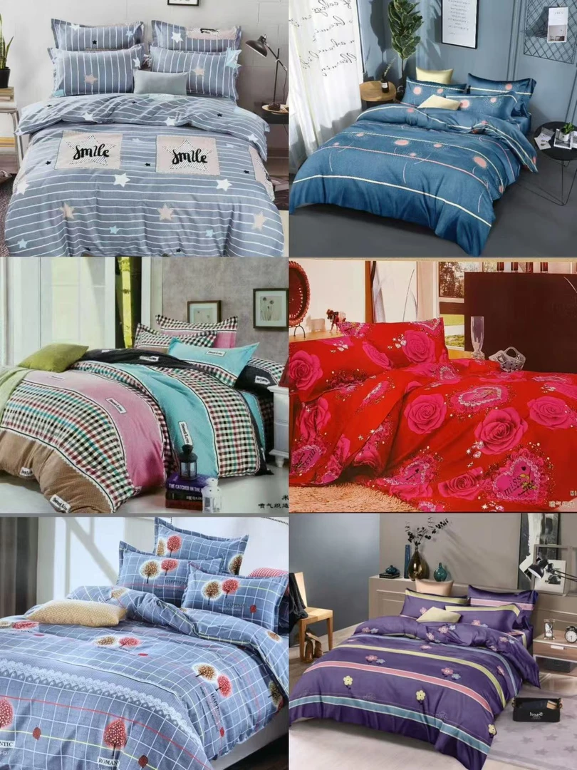 随机不挑花色四件套被罩2米*2米3床单2米3*2米4枕套48*76