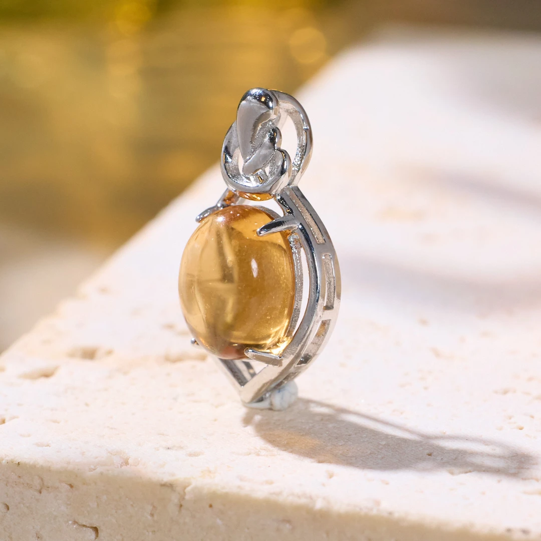 非金属珐琅吊坠 蛋面戒指XB-H9442