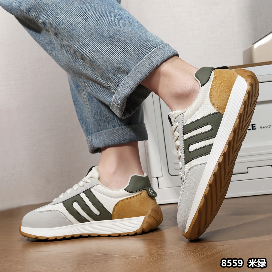 四季款 减震 防滑 防水 圆头 时尚 休闲鞋 情侣百搭 时尚男鞋