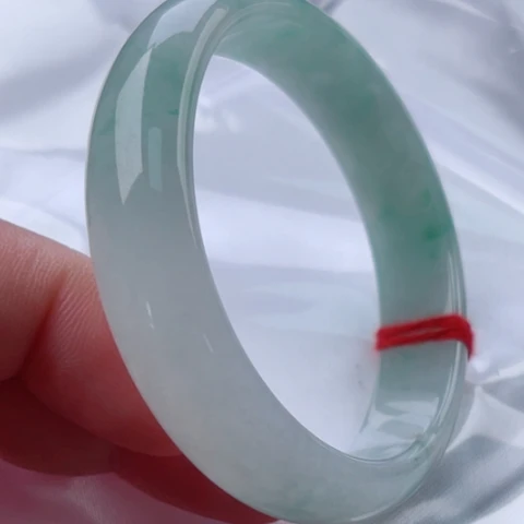 翡翠手镯未镶嵌贵妃57.8无纹裂48小时鉴赏期