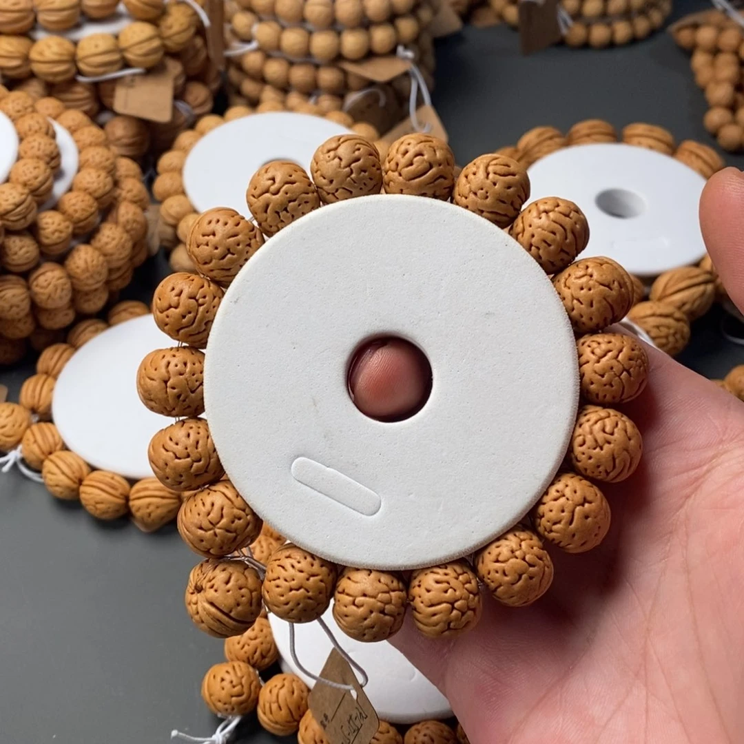 桃核手串沧*15磨盘肌肉纹