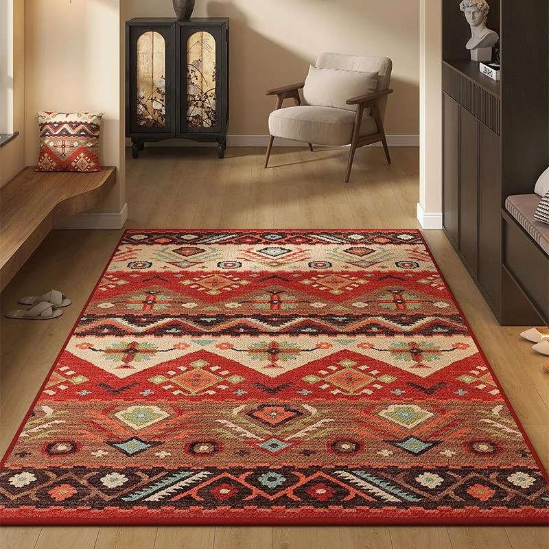 入户门垫玄关地毯除尘防滑门毯大门口耐脏地垫进门脚垫美式复古风