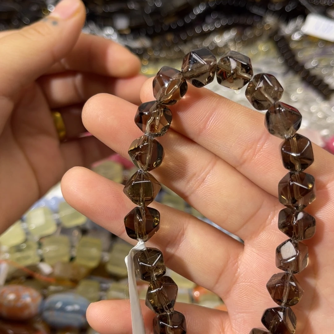 珠宝半成品银S925镶嵌紫晶茶晶随行