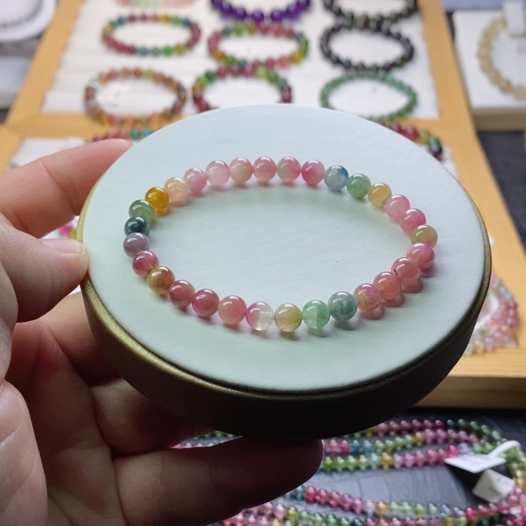 碧玺碧玺手链未镶嵌