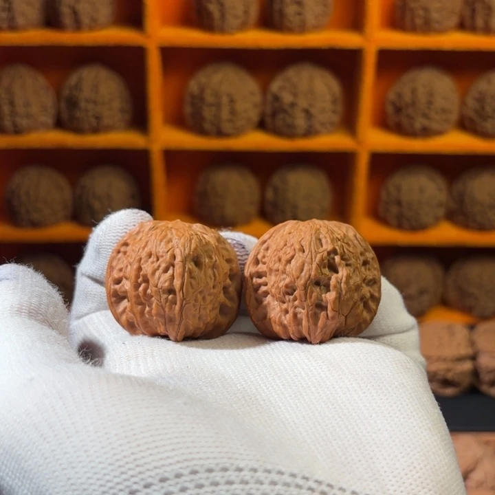 文玩核桃把件M**明38尺全品磨盘