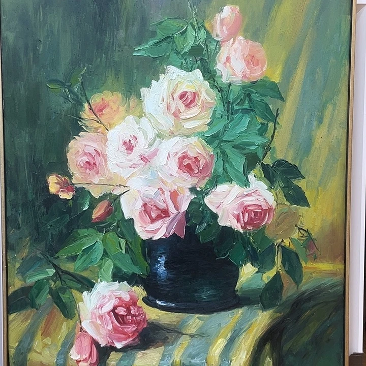 布福利价纯手绘油画尺寸60x80cm