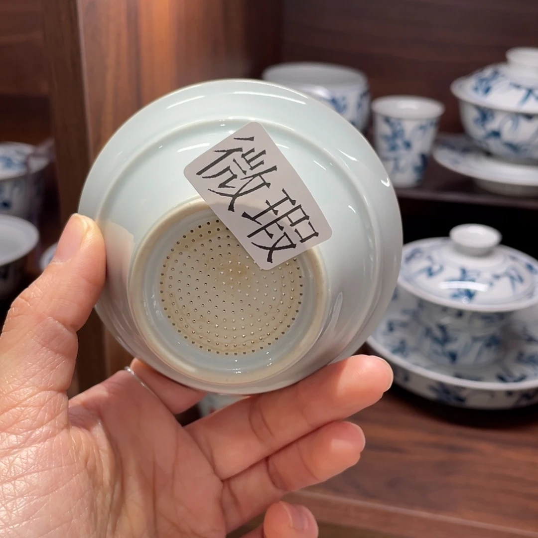 有瑕釉下彩纯手绘