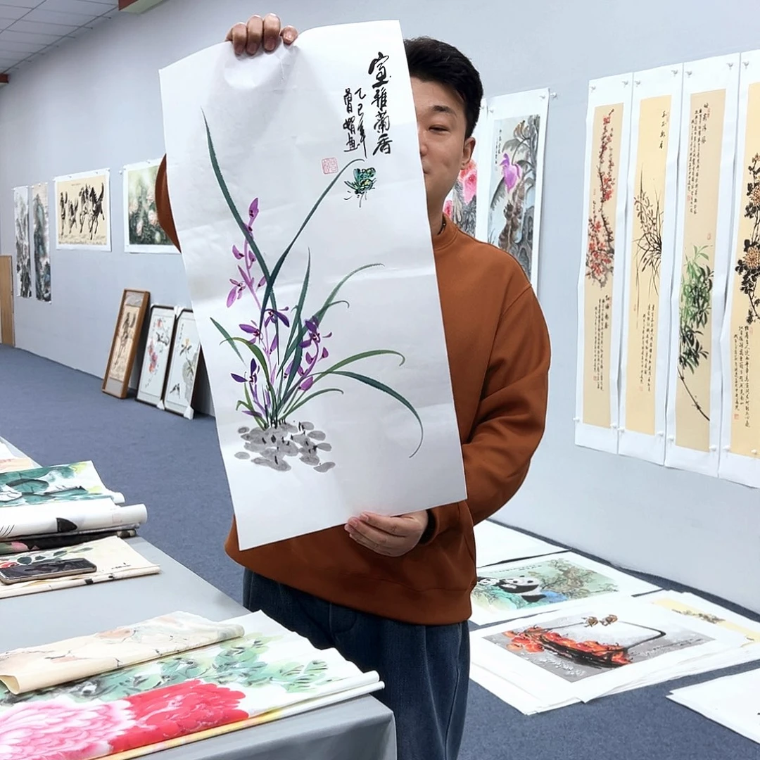 国画国画作品宣纸纯手绘