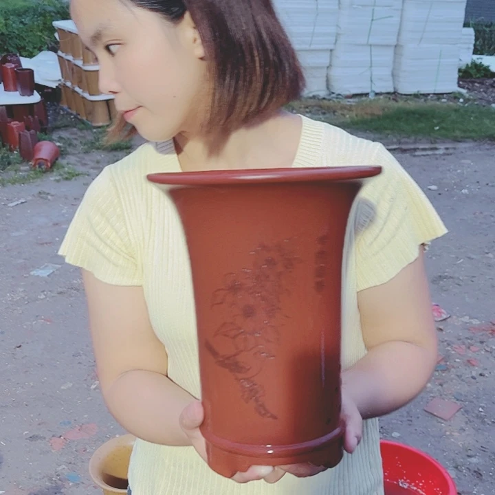 紫砂花盆宜兴紫砂精品花盆