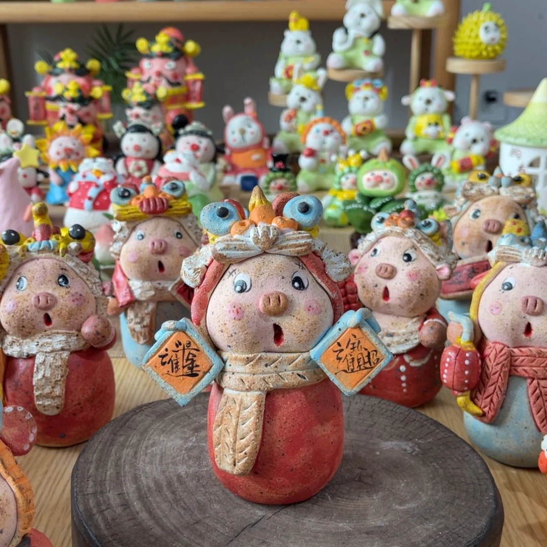 【闪购商品】摆件莎****啊景德镇陶瓷手作