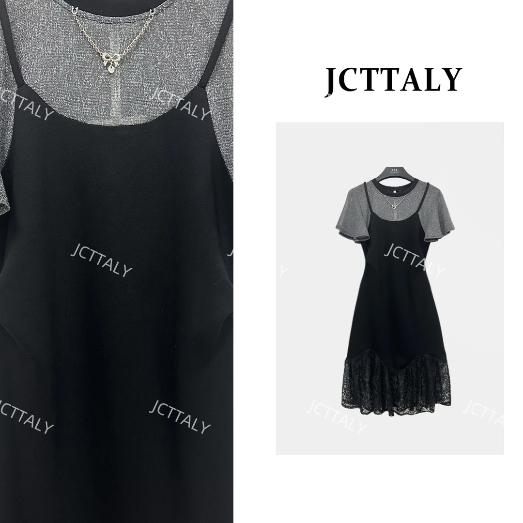 【君君】【6】高定款圆领不褪色中长裙显瘦连衣裙女NH-A295