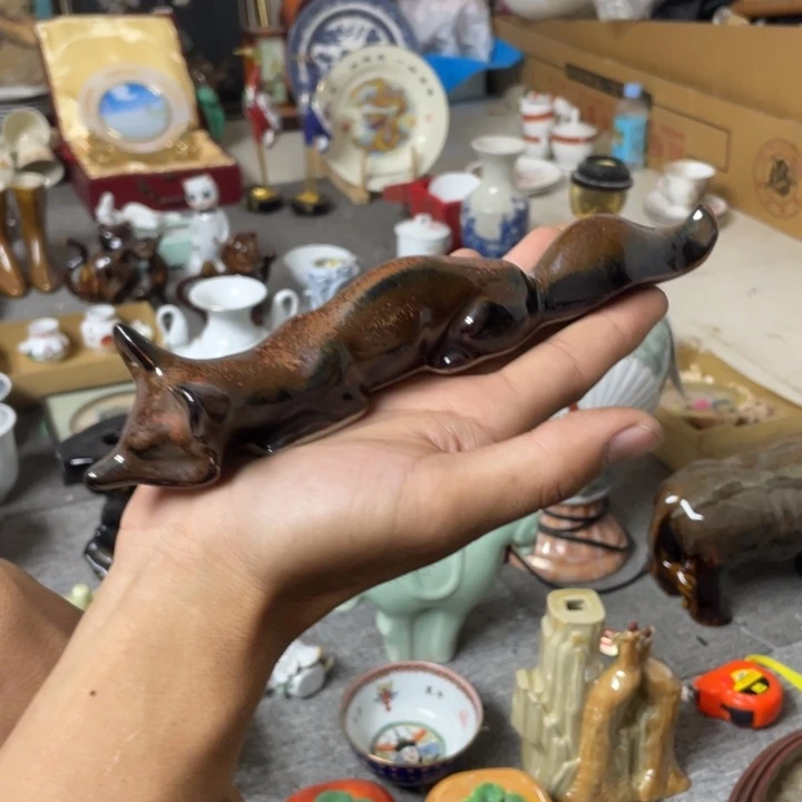 琉璃手工艺品陶瓷艺术摆件标本