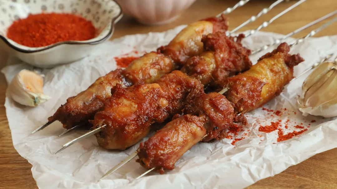 【顺丰发货】铁签凤脖1包10串每串3烧烤店微波炉商用家用空气炸锅