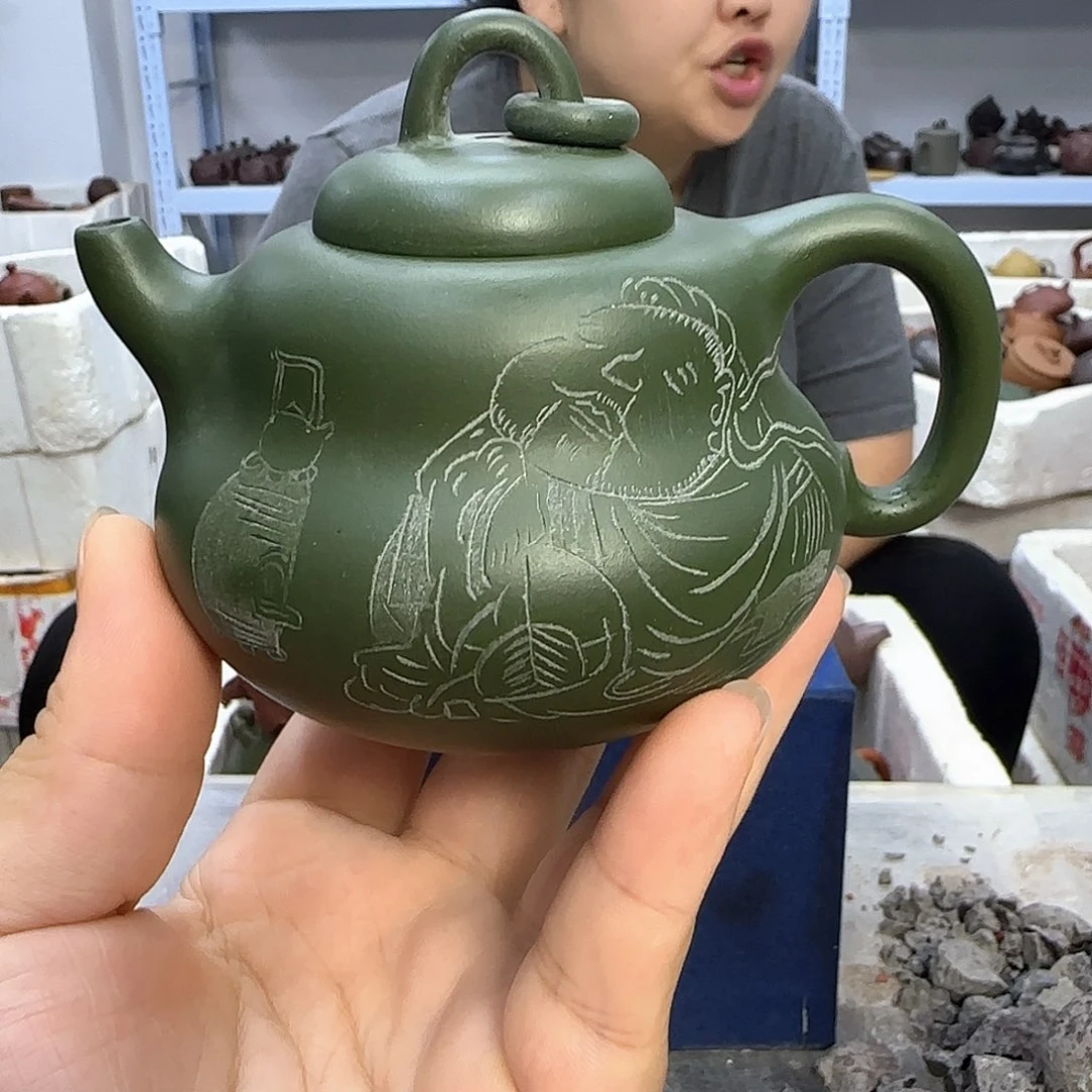 茶壶紫砂宜兴紫砂壶瑕疵