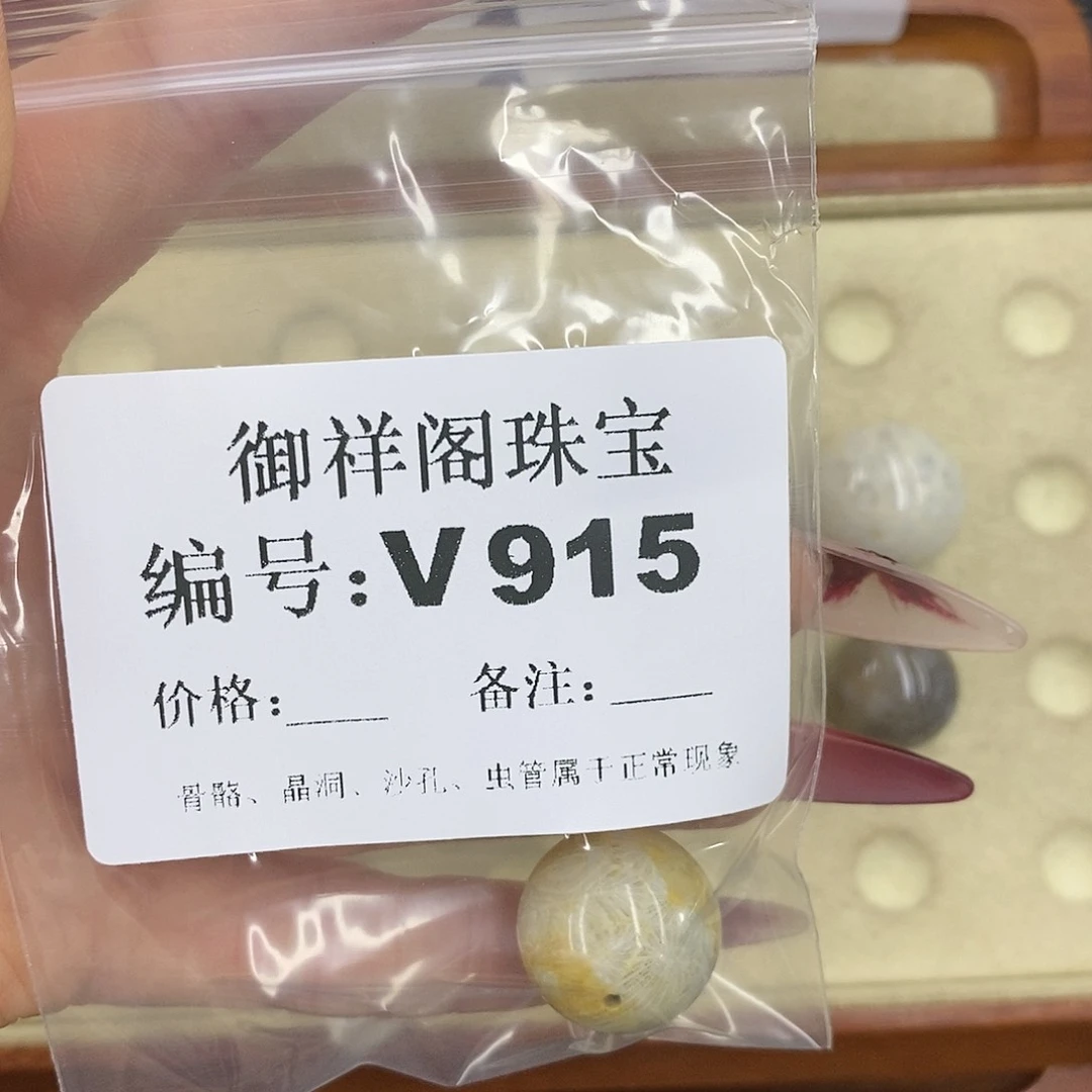 硅化珊瑚（珊瑚玉）颈饰未镶嵌帅***帅
