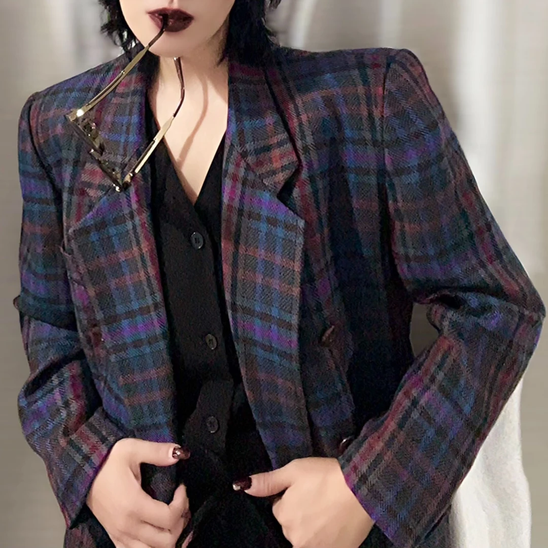 【02古着】Vintage女神范西装外套复古时尚