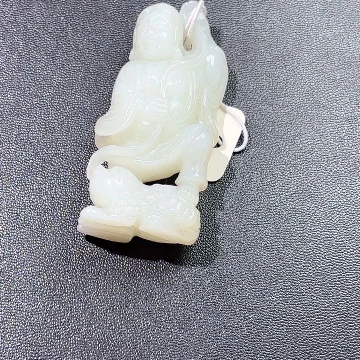 和田玉未镶嵌挂件無*