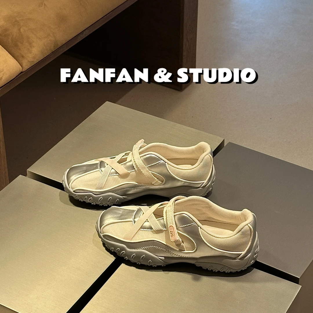 复古芭蕾凉鞋女鞋2025夏季新款玛丽珍凉拖鞋子休闲运动鞋休闲鞋