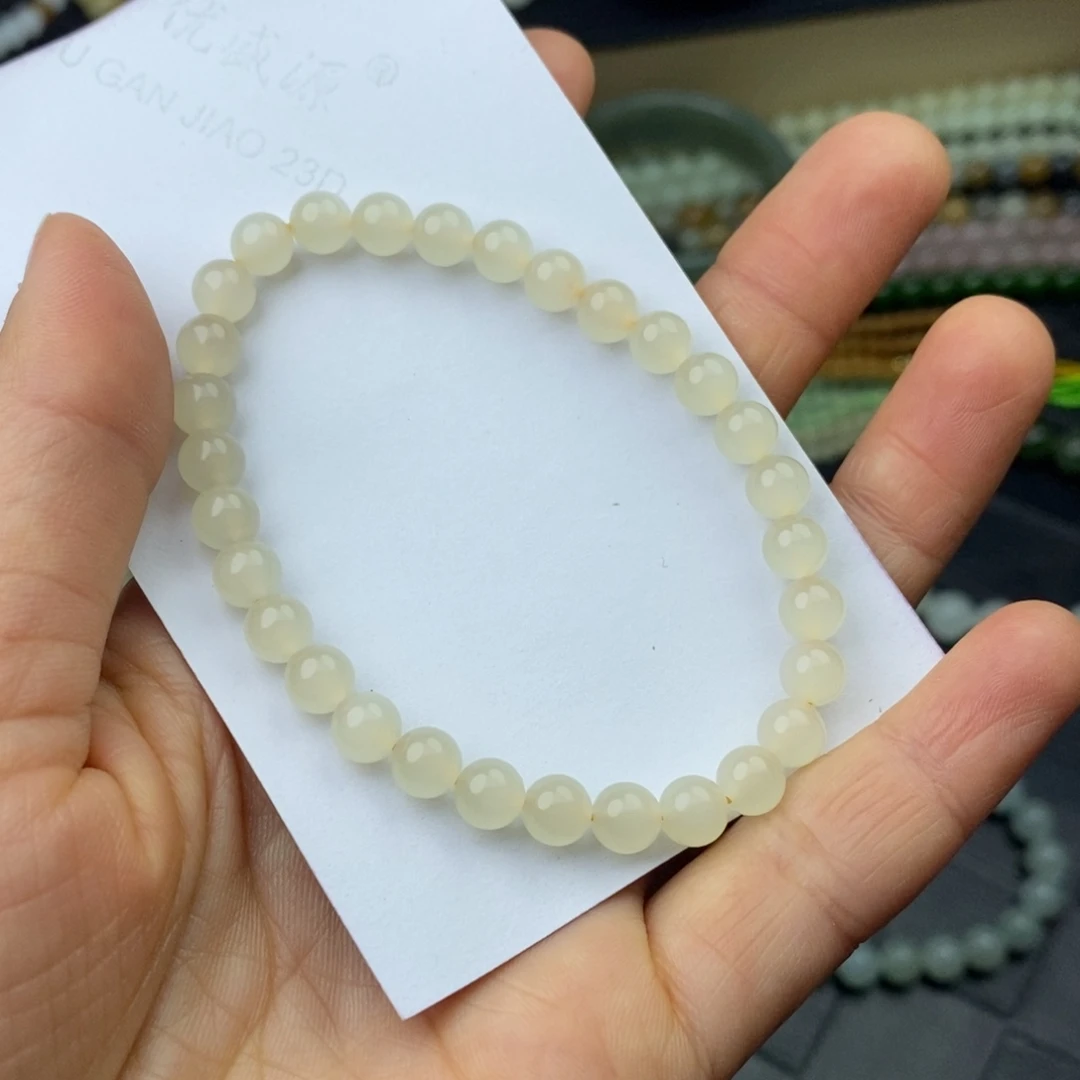 和田玉未镶嵌手链