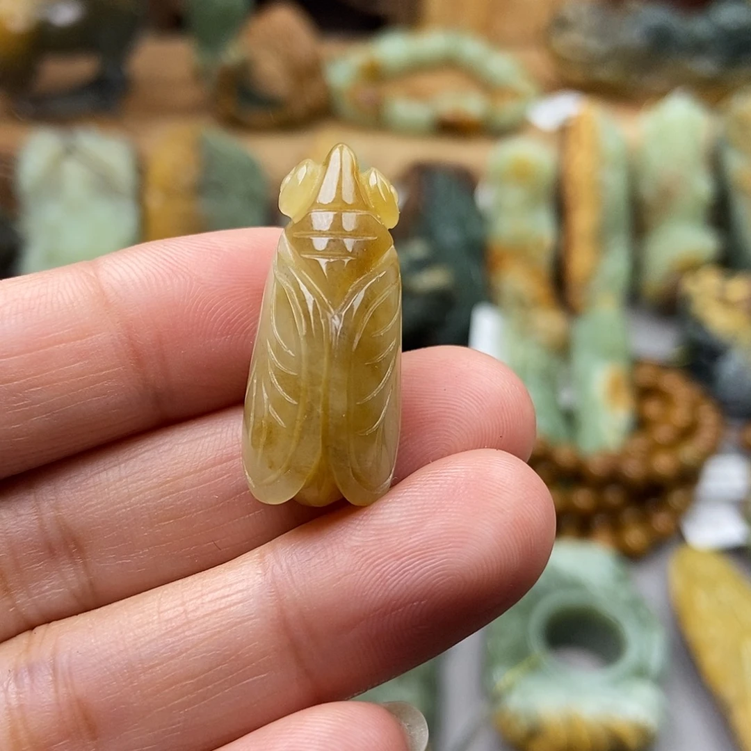 岫岩老玉（透闪石质玉）挂坠未镶嵌L*X