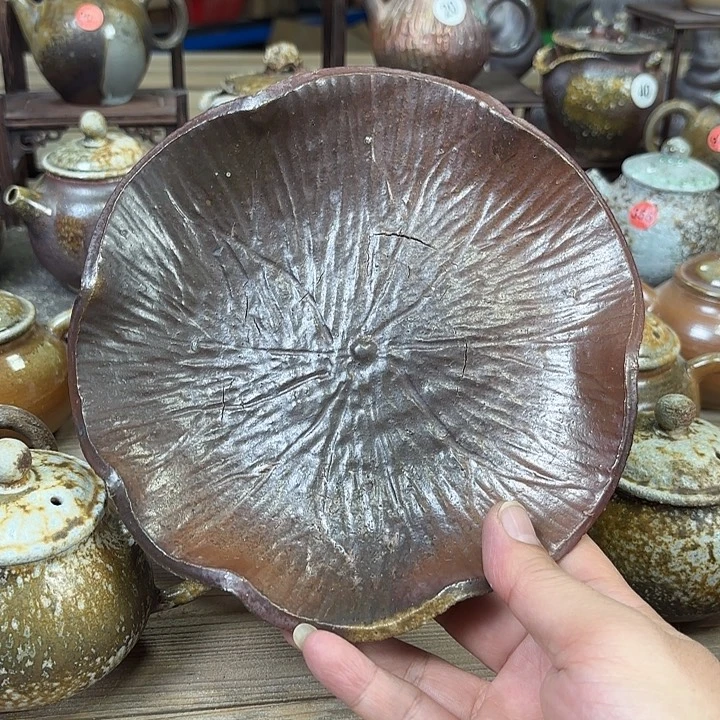 柴烧壶承 微瑕 柴烧清仓福利