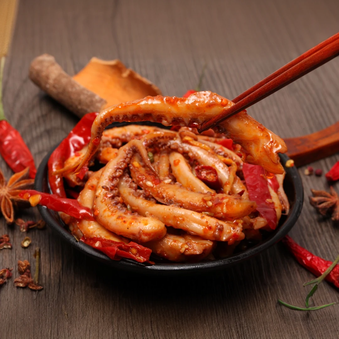 四川麻辣鱿鱼休闲食品深夜追剧解馋小零食