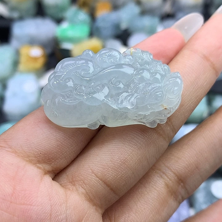 翡翠未镶嵌颈饰天然缅甸翡翠