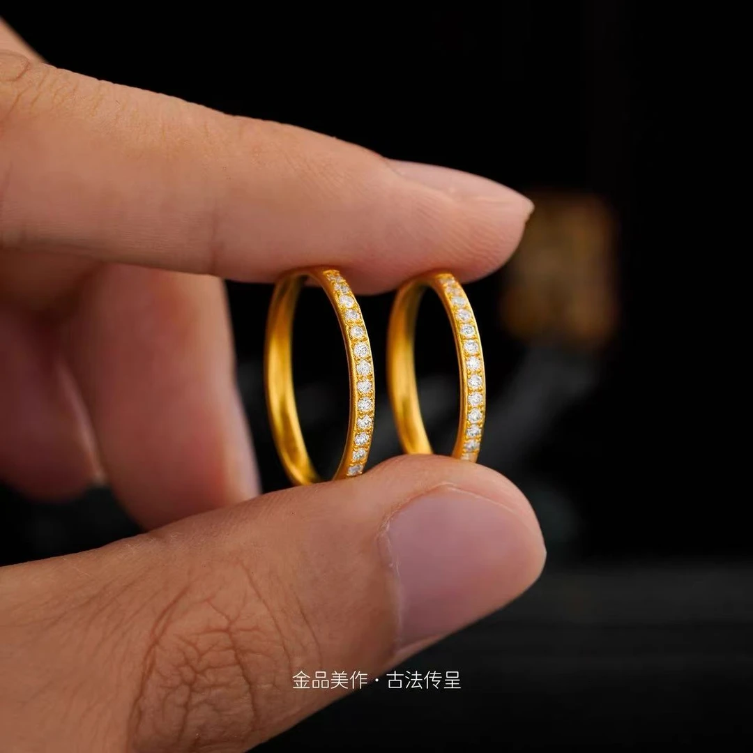 足银戒指 足银戒指 璀璨戒指时尚简约百搭镶嵌