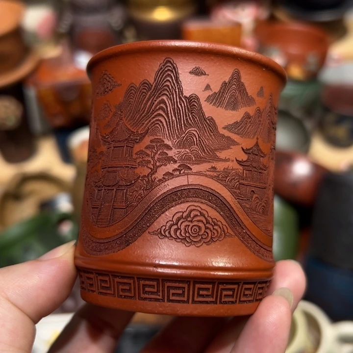 茶杯紫砂宜兴紫砂主人杯