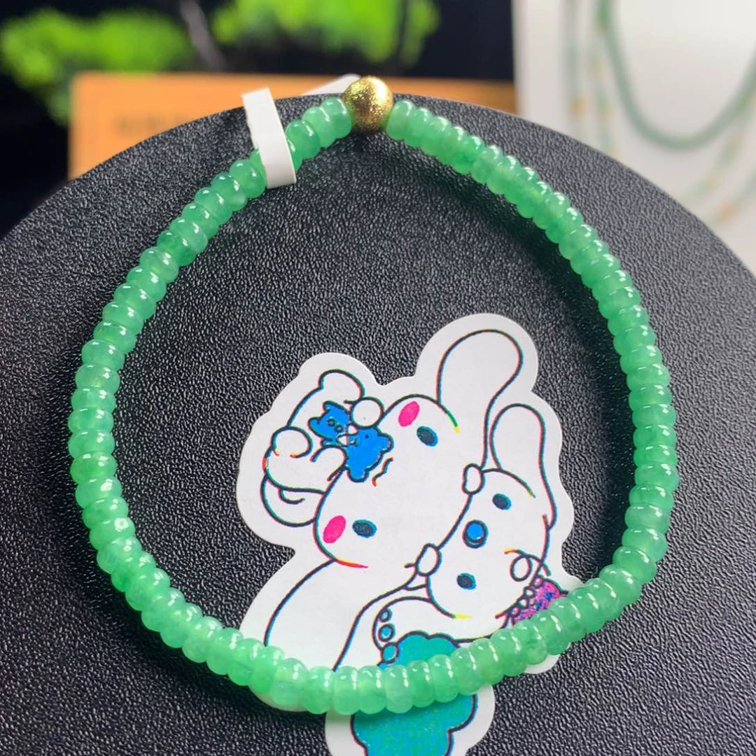 翡翠未镶嵌手链卡4