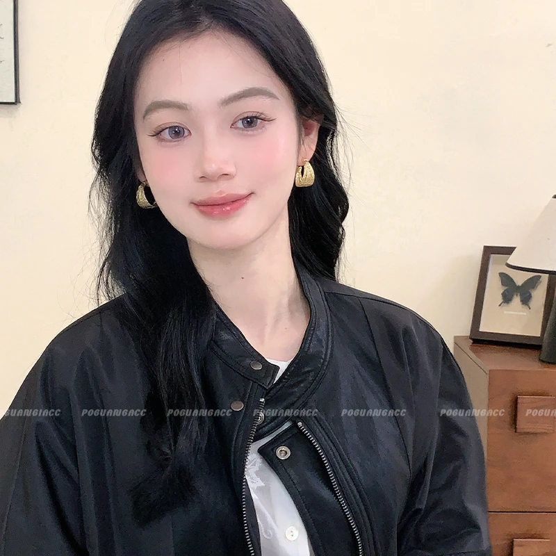合金锆石耳饰 EH220欧美风时尚宽版小众高级感耳饰女简约气质耳钉