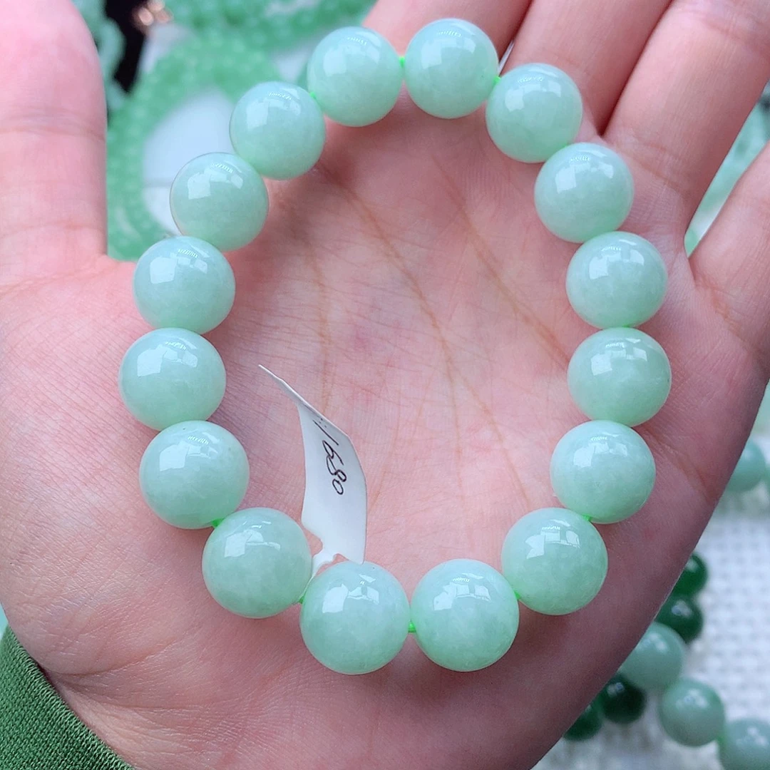 翡翠未镶嵌毛衣链