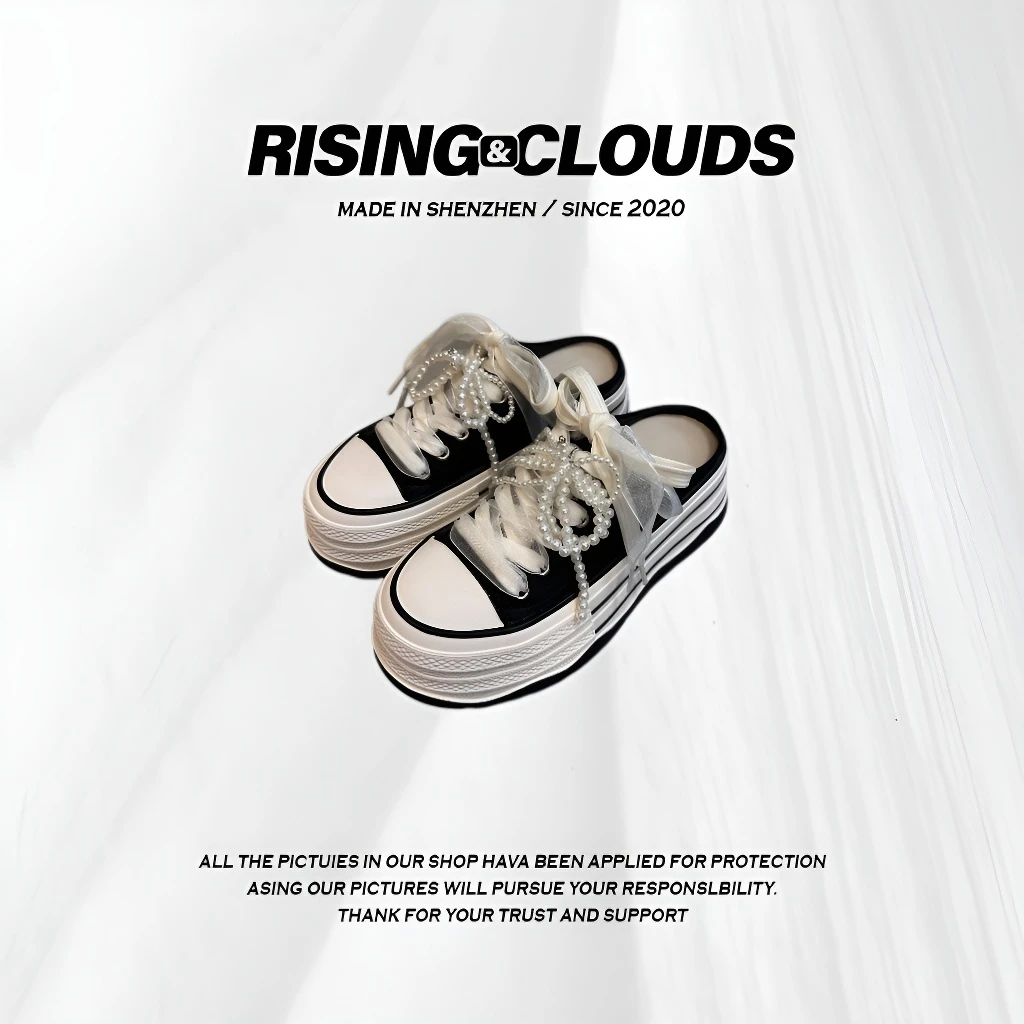 RISING&CLOUDS【莎莎】舒适百搭休闲半拖鞋020125