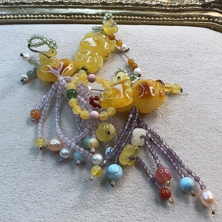 琥珀未镶嵌手链琥珀裸石