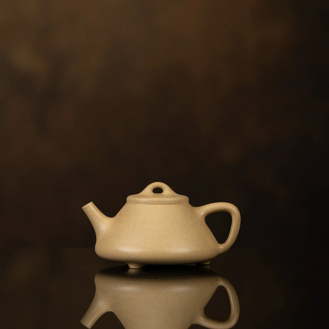 【利贞l子冶石瓢】原矿本山绿泥约160cc手工制宜兴紫砂茶壶QO