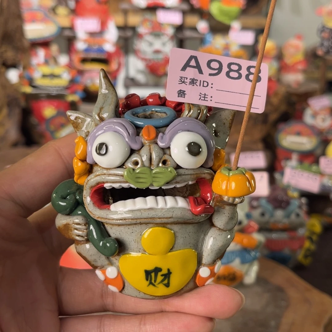 泥塑纯手工茶宠摆件