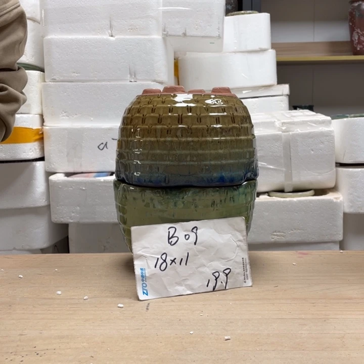粗陶多肉花盆微瑕090